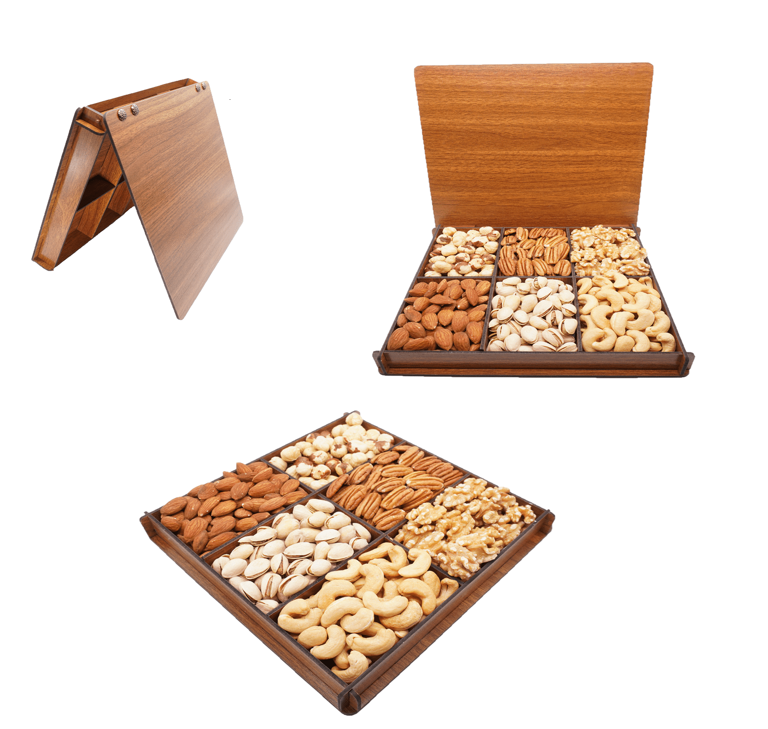 Nut & Dried Fruit Gift Basket Healthy Fresh Gift Box For Thanksgiving, Christma
