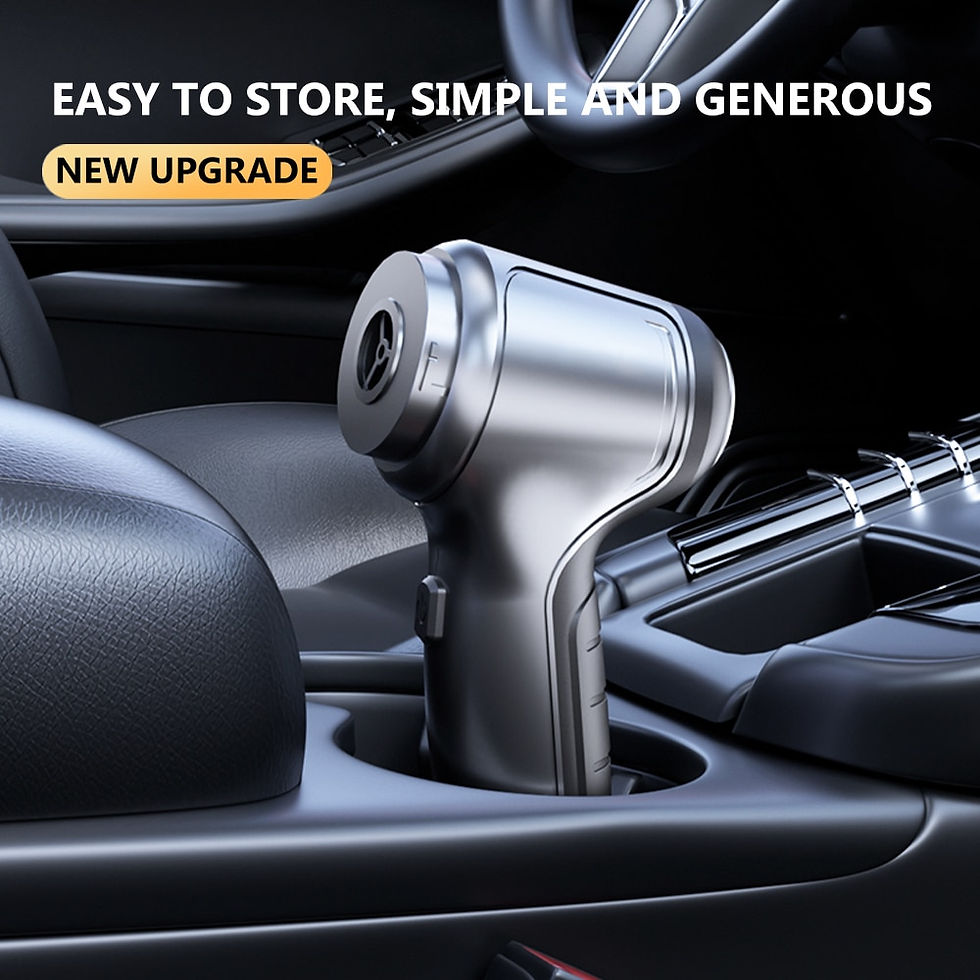 Thumbnail: Car Vacuum Cleaner Wireless Handheld for Home Car Accessories Desktop Keyboard 
