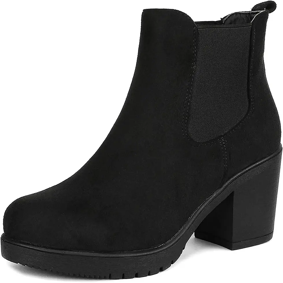 Thumbnail: DREAM PAIRS Women's FRE High Heel Chelsea Style Ankle Bootie