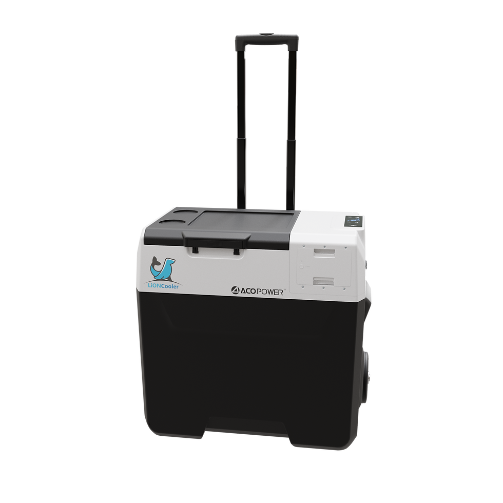 Miniatura: ACOPOWER LionCooler X50A Combo, Portable Solar Freezer (52 Quart Capacity) & Ex