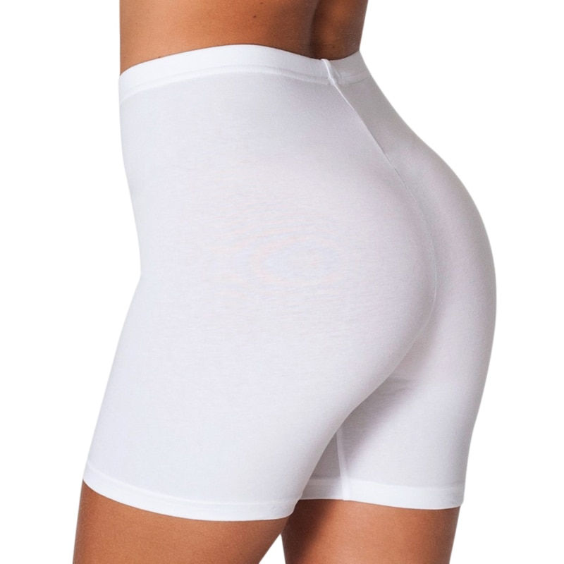 Thumbnail: High Waist Push Up Fitness Leggings Crop Wide Waistband Cycling Short Leggings 