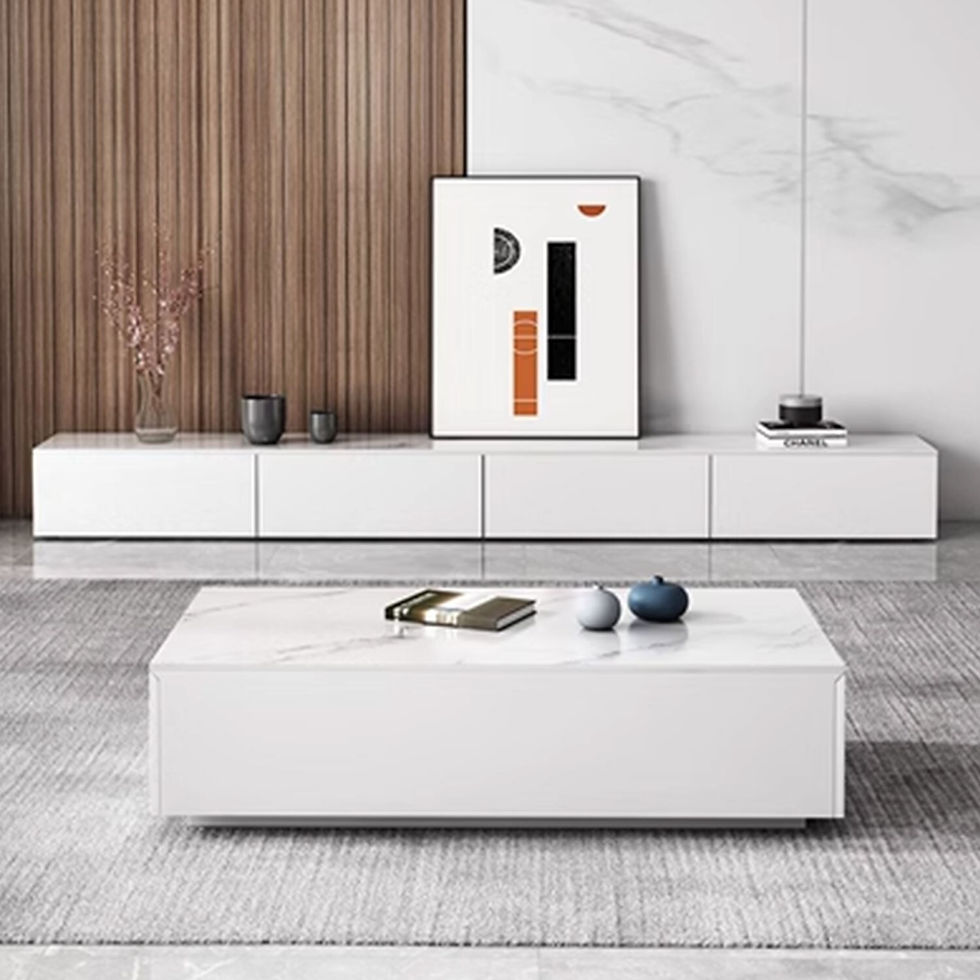 Thumbnail: White Tv Stand Living Room Furniture Free Shipping Simple Modern Nordic Fashion