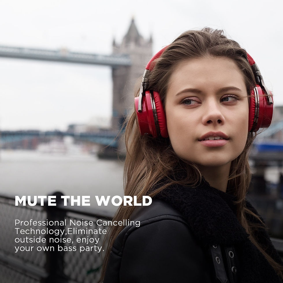 थंबनेल: COWIN E7[Upgraded] Active Noise Cancelling  Wireless Bluetooth Headphones Deep 