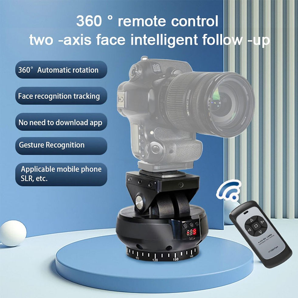 Miniaturbild: Andoer YT1200 Face Motorized Pan Tilt Head 2-axis Panoramic Head AI Smart Face 
