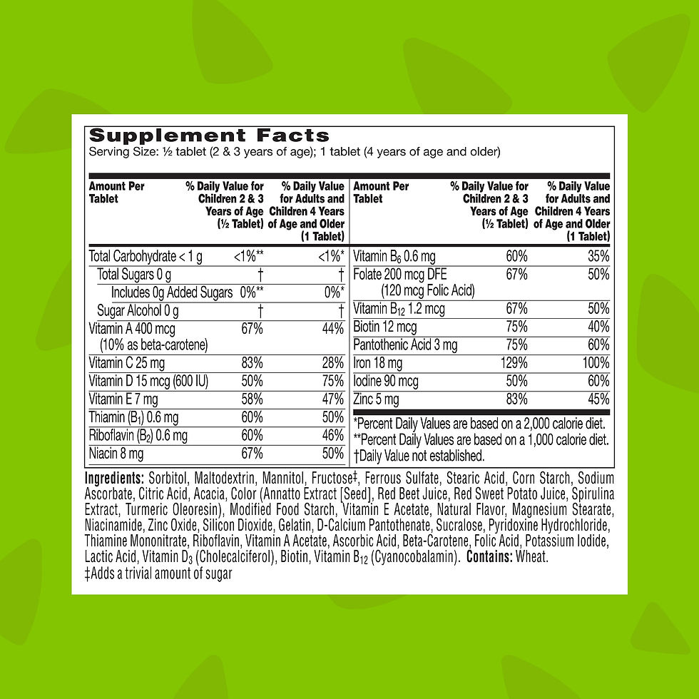 Miniature : Flintstones Chewable Kids Vitamins w Iron, Multivitamin for Kids, 60Ct
