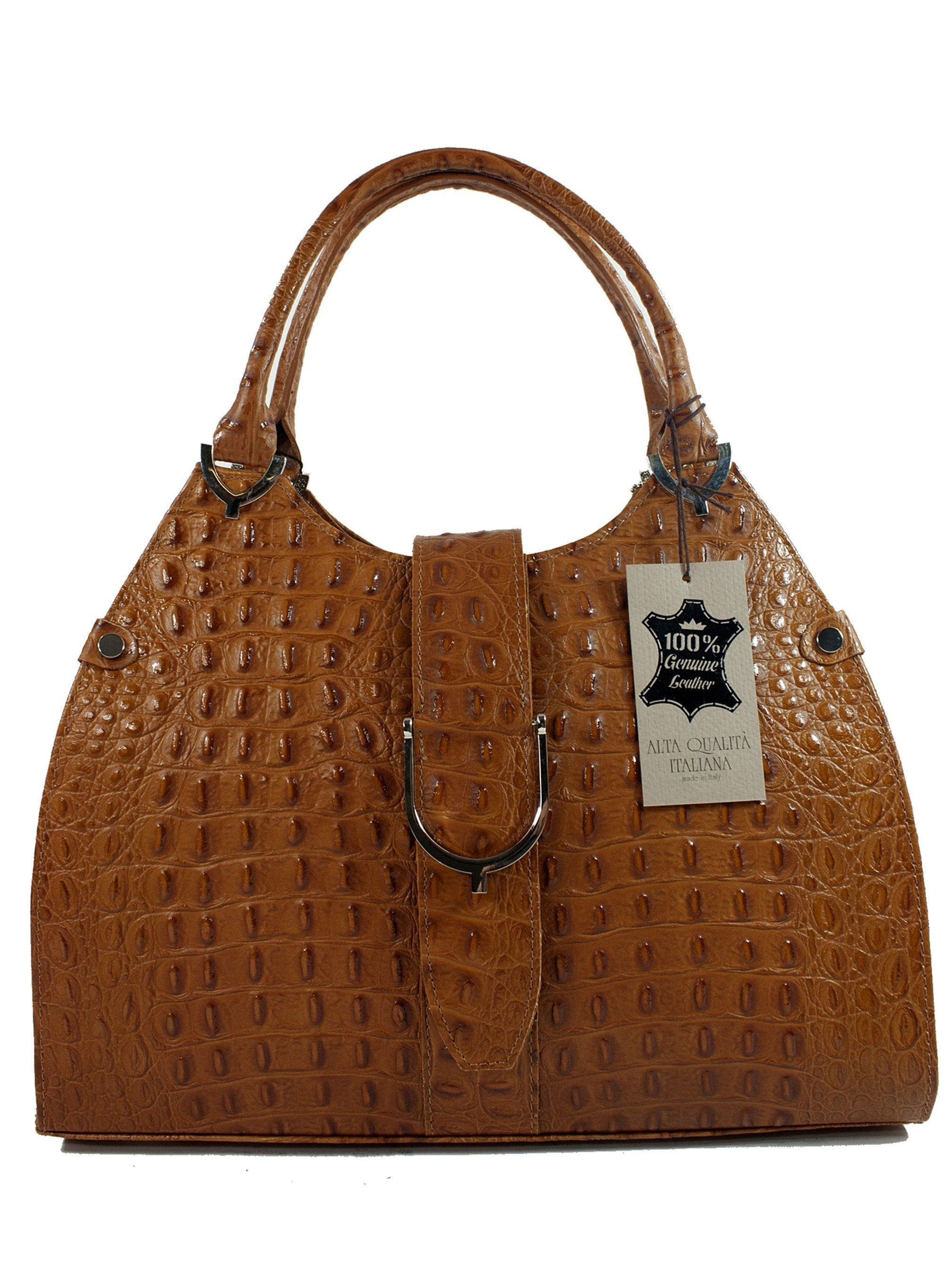 Misty Croci Elegancia Leather Bag - Made in Italy