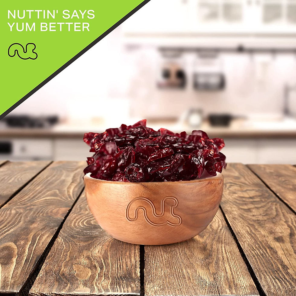 Thumbnail: Nut Cravings Sun Dried Whole Cranberries: Lightly Sweetened, All Natural Dried 