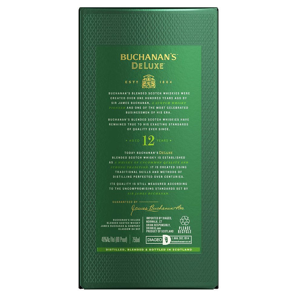 Thumbnail: Buchanan's DeLuxe Aged 12 Years Blended Scotch Whisky Special Pack, 750 mL