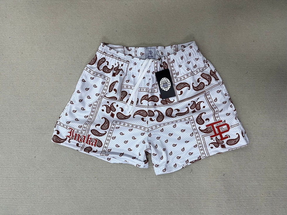 Thumbnail: Inaka Double Mesh Shorts Season 16 Men Women Basic Colors GYM Mesh Shorts Inaka