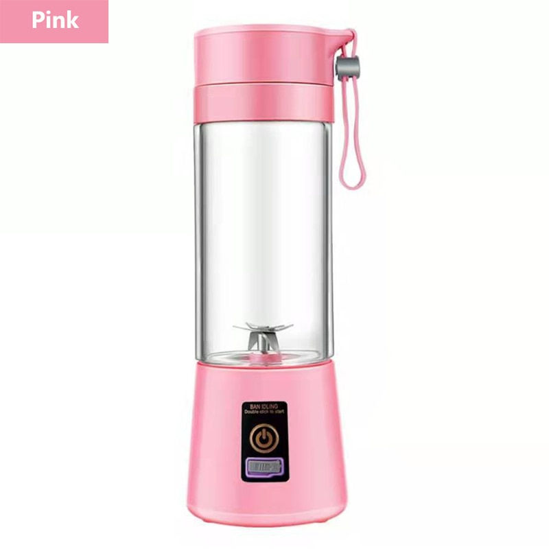 Thumbnail: 6-Blade Cutter Portable Blender USB Mixer Electric Juicer Machine Smoothie Blen
