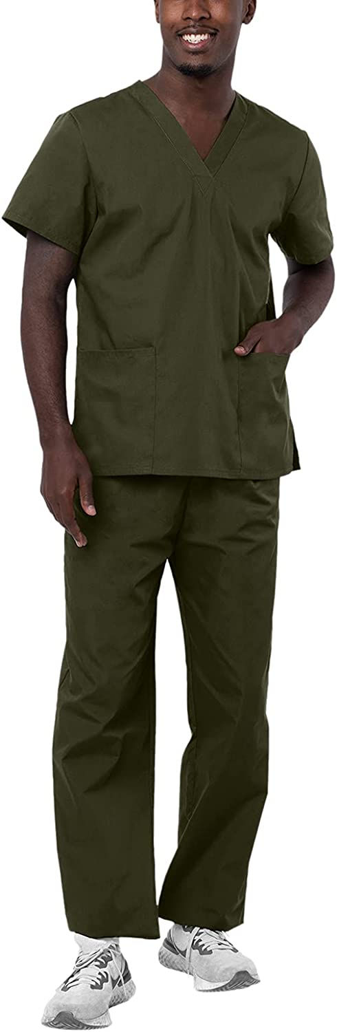 Thumbnail: Adar Universal Unisex Scrubs - Unisex Drawstring Scrub Set