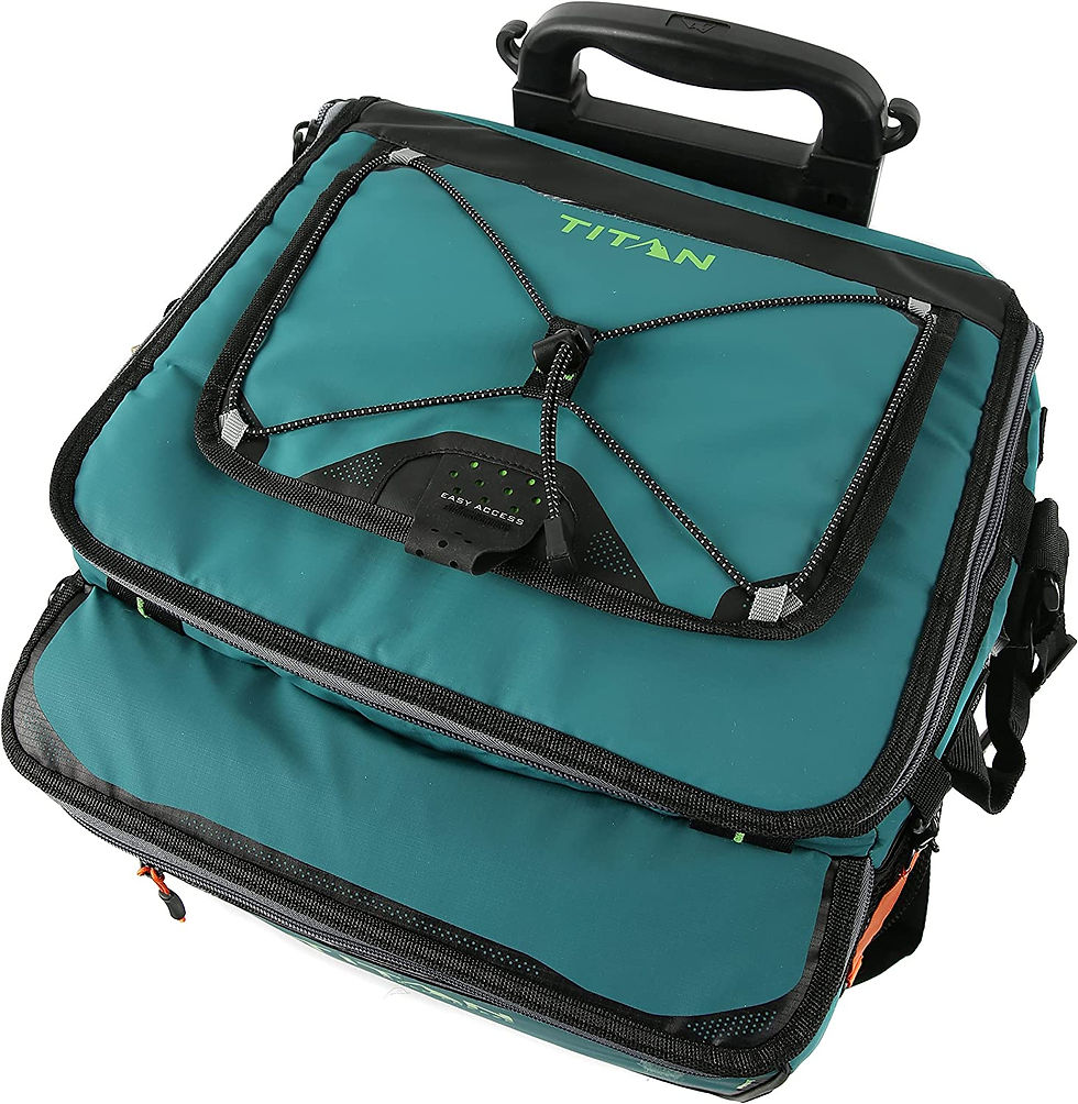 Миниатюра: ZAOQI Titan Deep Freeze 60 (50+10) Can Collapsible Rolling Cooler with Wheels a