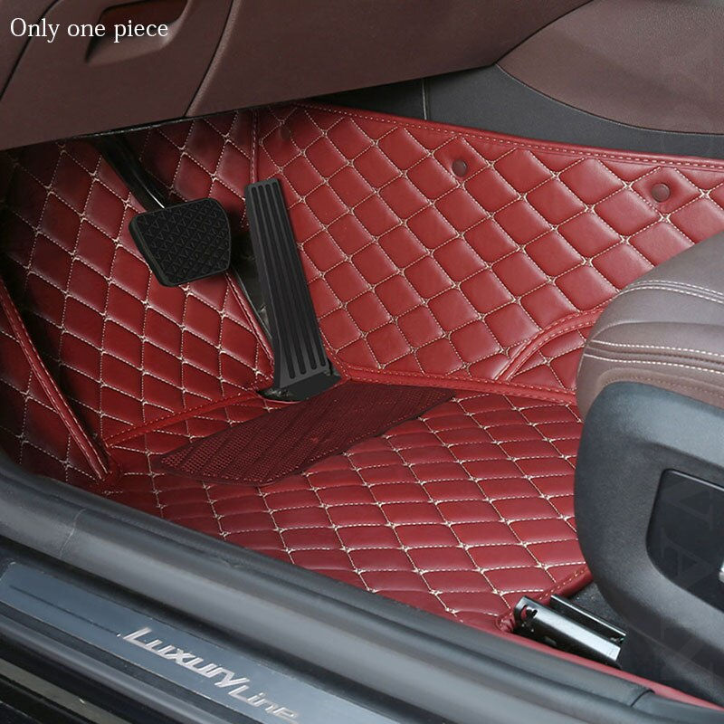 Miniature : YOTONWAN Custom Leather Car Foor Mat 100％ For Genesis GV70 GV80 GV90 Waterproof