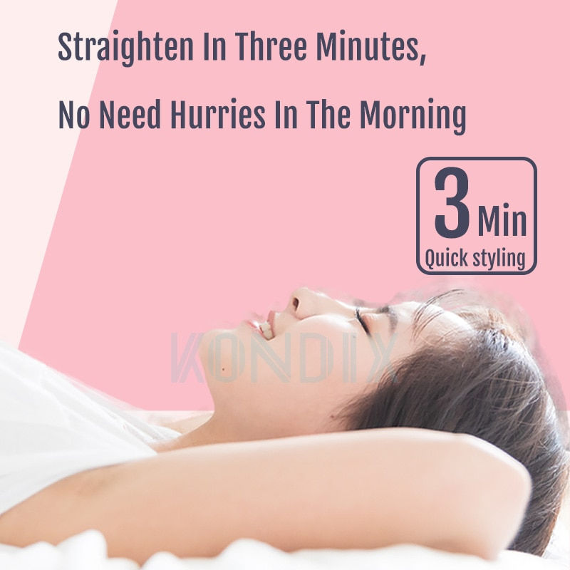 Thumbnail: Hair Straightener Heating Comb, Professional Straightening Iron, Hot Brush Stra