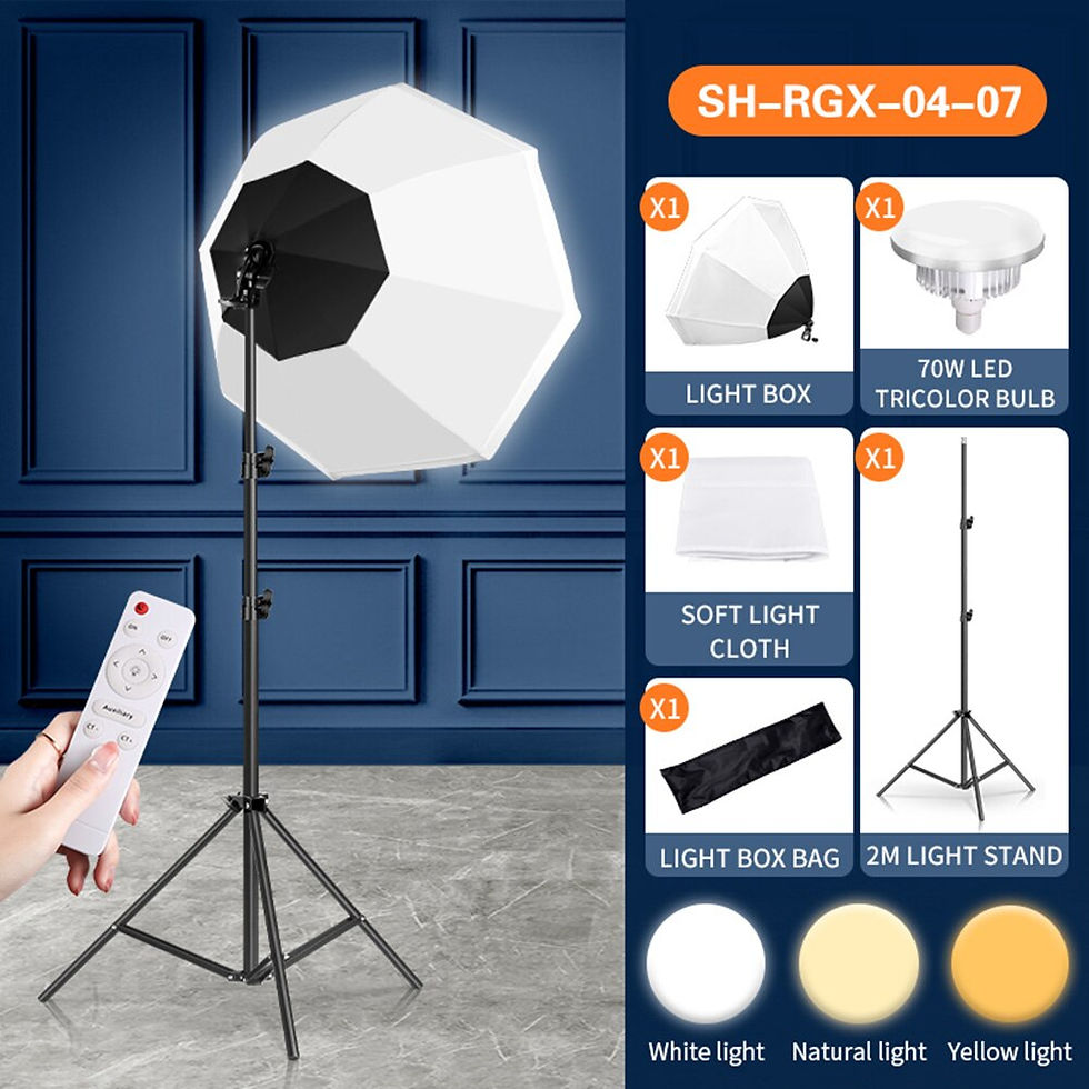 Miniaturbild: SH Photo Studio Kit Softbox Speedlite Portable Octagon Umbrella Softbox With Tr