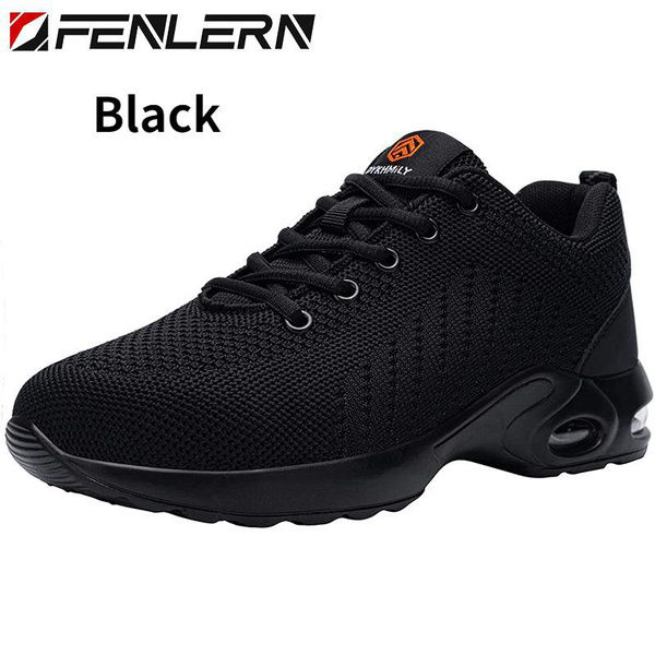 Miniature : FENLERN Safety Shoes Men's and Women's Air Cushion Steel-toed Sports Shoes Ligh