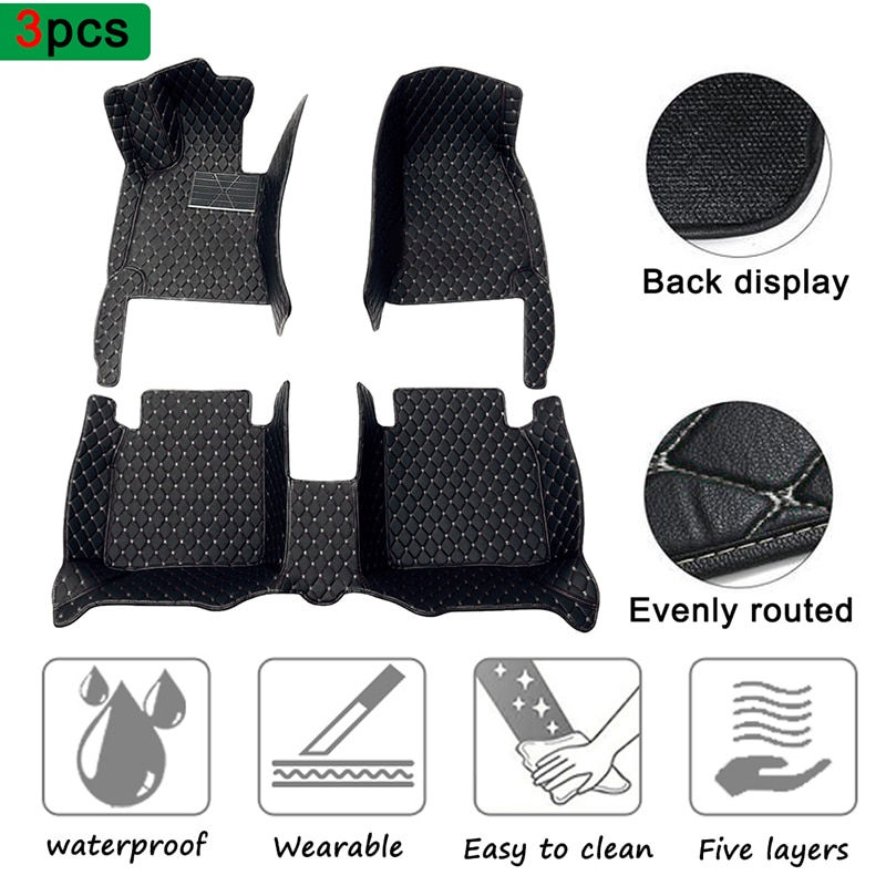 Miniature : YOTONWAN custom made leather car mat for Peugeot All Model 4008 RCZ 308 508 301