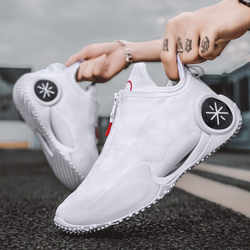 Thumbnail: Cushioning Basketball Shoes Men Kids Sports Shoes High Tops Mens Basketball Sne