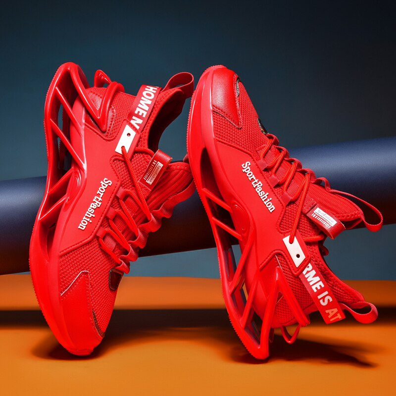 Thumbnail: All-match Men's Blade Running Shoes Breathable Sneakers Jogging Shoes Fashion A