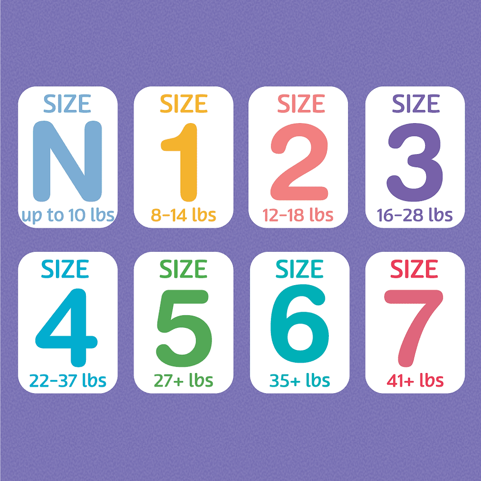 Miniaturbild: Parent's Choice Dry & Gentle Diapers (Choose Your Size & Count)