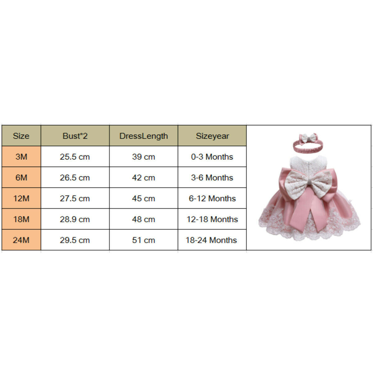 Flower Girl Princess Dress Kids Baby Party Wedding Bridesmaid Pageant Birthday