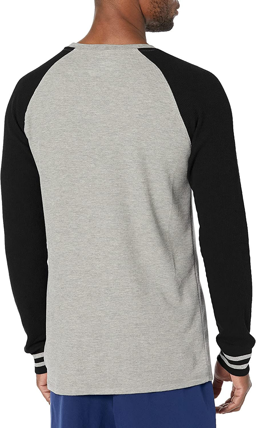Thumbnail: Champion Men's Long Sleeve Waffle Raglan Sleep Crew