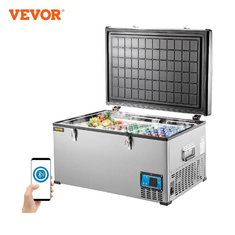 Thumbnail: VEVOR 45L 60L 85L Mini Car Refrigerator Portable Compressor Freezer Cooler 12V/