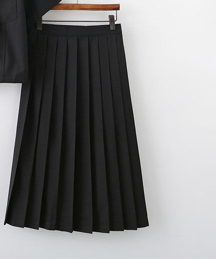 Thumbnail: Black White JK Uniform Summer Short/long Sleeve Japanese School Uniforms Girls 