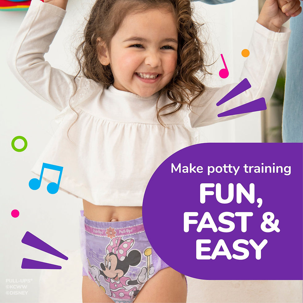 Miniaturbild: Pull-Ups Girls' Potty Training Pants, 3T-4T (32-40 lbs), 70 Count
