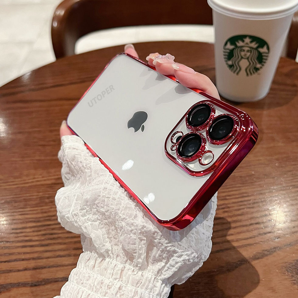 Miniaturbild: Luxury Plating Square Clear Phone Case for IPhone 14 13 12 11 Pro Max Mini X XS
