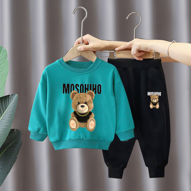 Thumbnail: Kids Clothes Spring and Autumn Suit New Children's Cartoon Printed Hoodie Boys 