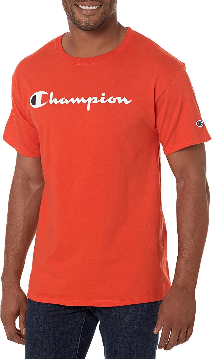 Thumbnail: Champion Men's T-Shirt, Classic Cotton Tee, Crewneck Tee, Men's Mid-Weight T-Sh