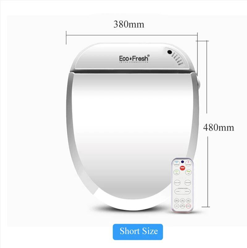 Thumbnail: Ecofresh smart toilet seat cover electronic bidet cover clean dry seat heating 