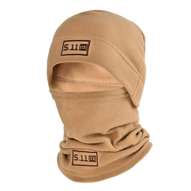 Thumbnail: Winter Polar Coral Hat Fleece Balaclava Men Face Mask Neck Warmer Beanies Therm