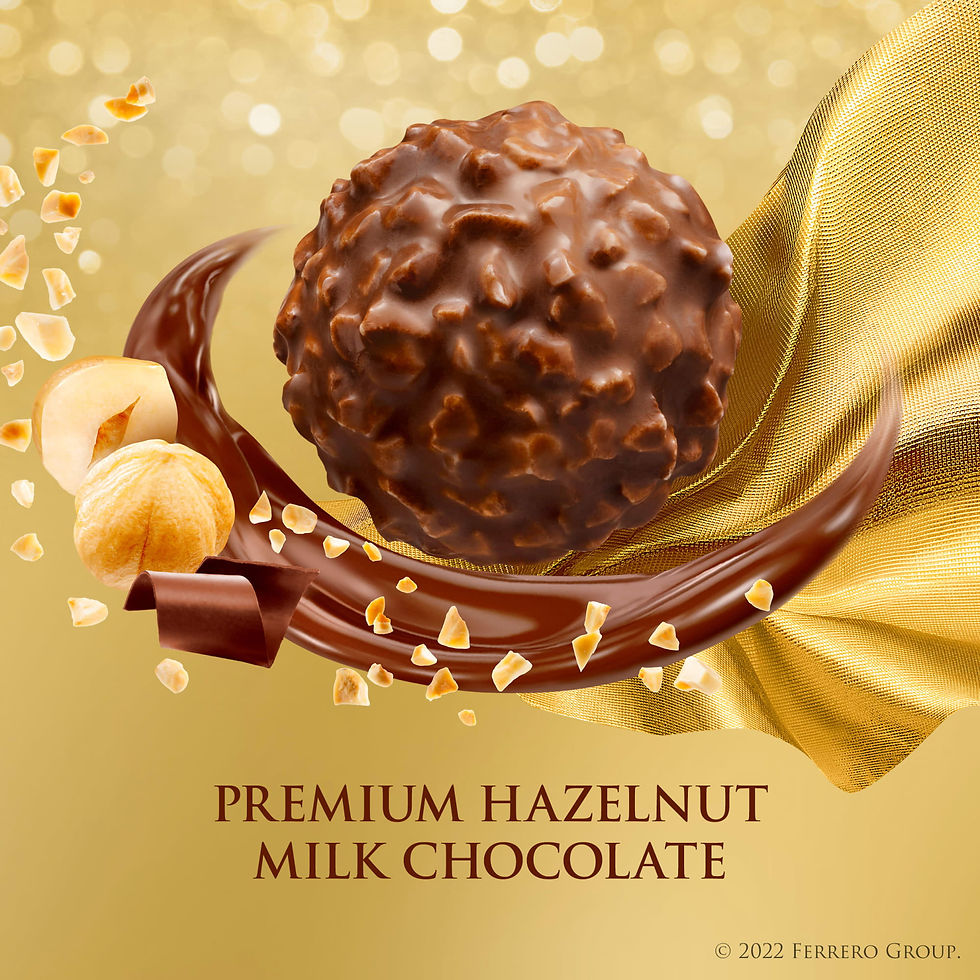 Miniature : (16 Count) Ferrero Rocher Premium Gourmet Milk Chocolate Hazelnut, Individually