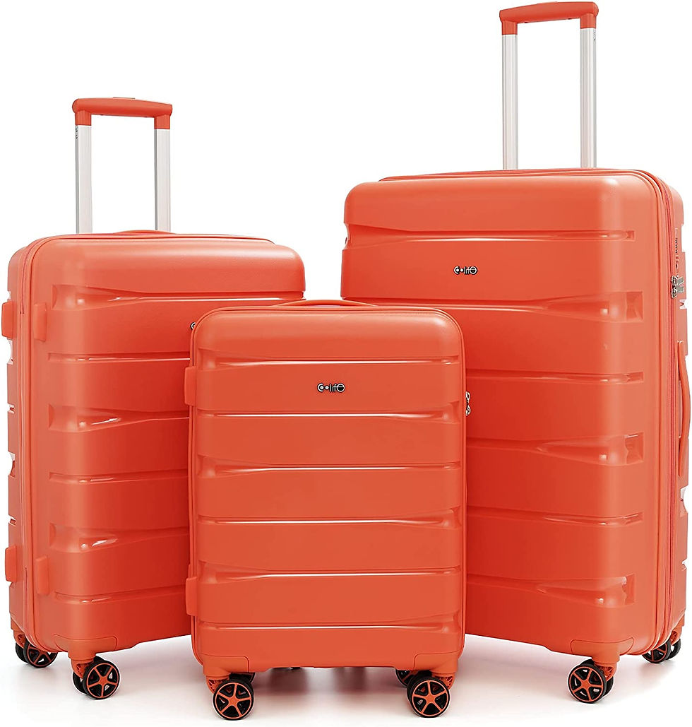Miniatura: COOLIFE luggage Expandable(only 28”) suitcase 3 piece set PP material with TS
