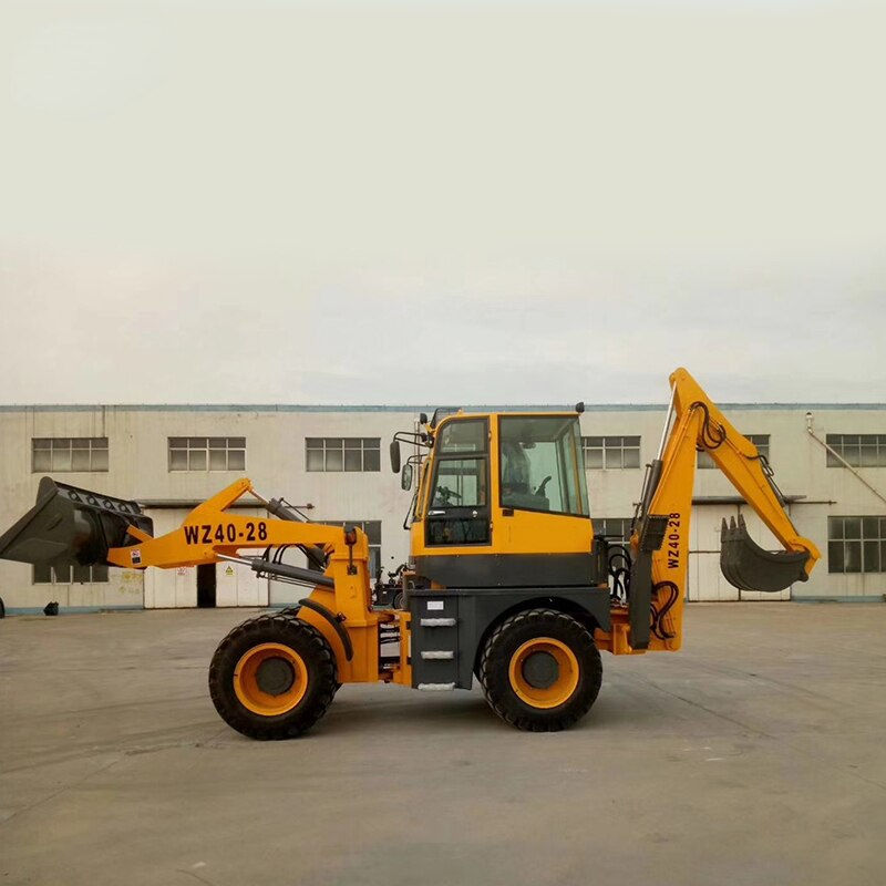 Thumbnail: WZ40-28 Front Loader Rear Backhoe Loader with Cheap Price Wheel Loader