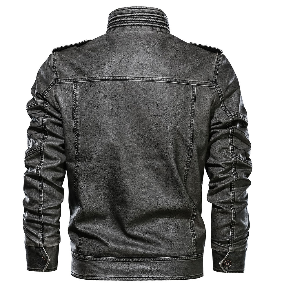 Thumbnail: Men Denim Winter Warm Motorcycle Outdoor Wear Jean Men Plus Size Jacket