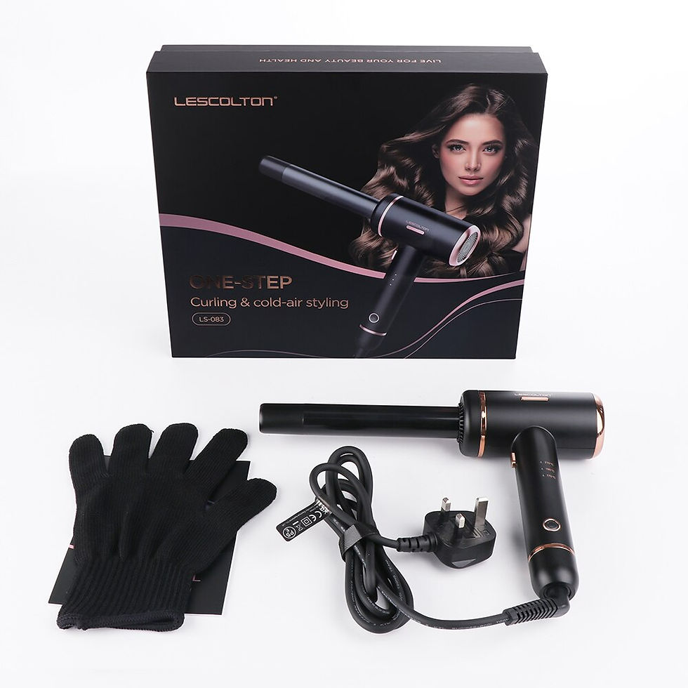 الصورة المصغرة: LESCOLTON Hair Curler Cold Air Curling Irons Automatically 2 In 1 150000 High-s