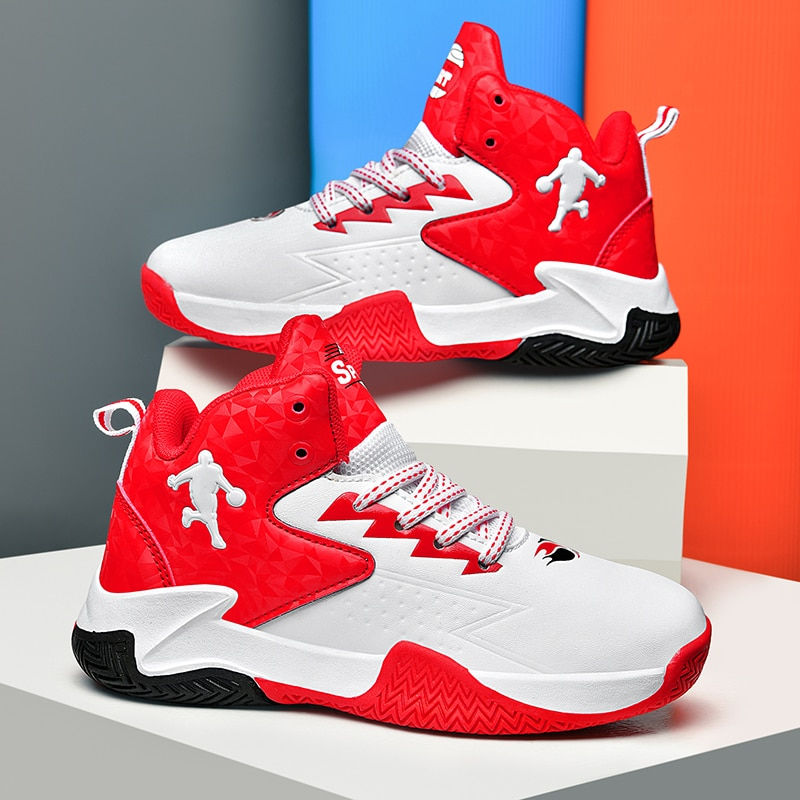 Thumbnail: Boys' Basketball Shoes Brand Girls' Sports Shoes 2022 Autumn Children's Basketb