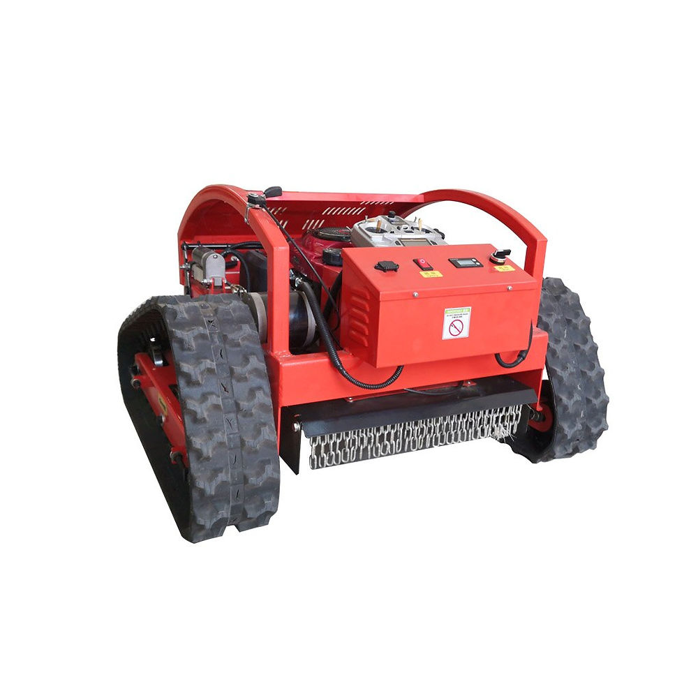 Thumbnail: Robot Lawn Mower Farm Gasoline Remote Control Mini Lawn Mower with Best Price