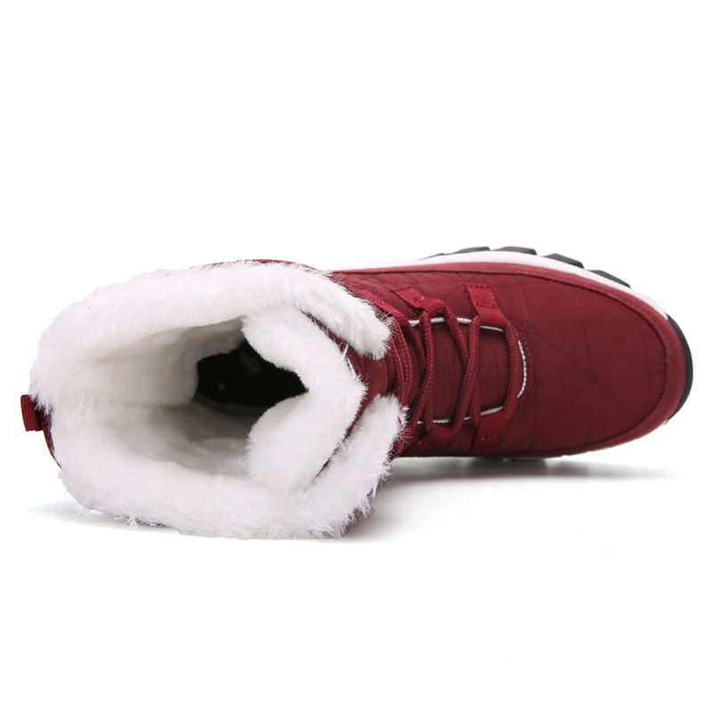 Miniaturbild: New Fashion Snow Boots for Women Warm Plush Winter Boots Waterproof Ankle Boots