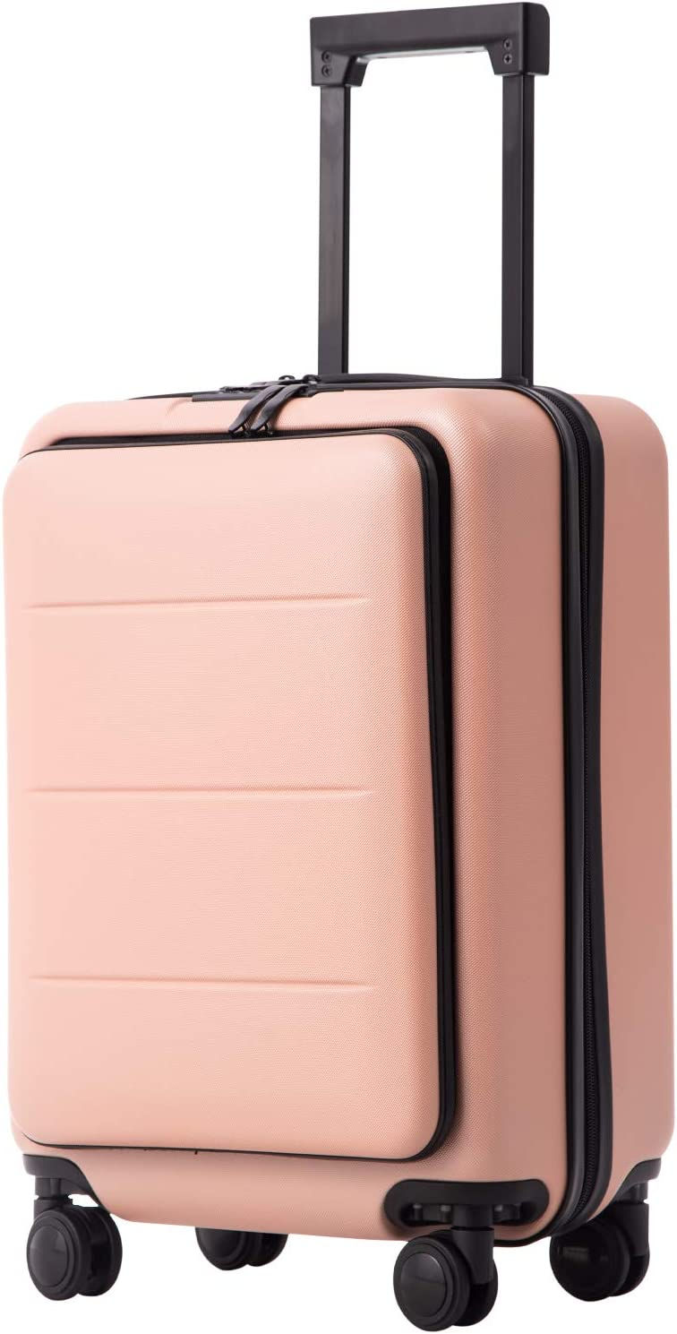 Miniatura: COOLIFE Luggage Suitcase Piece Set Carry On ABS+PC Spinner Trolley with pocket 