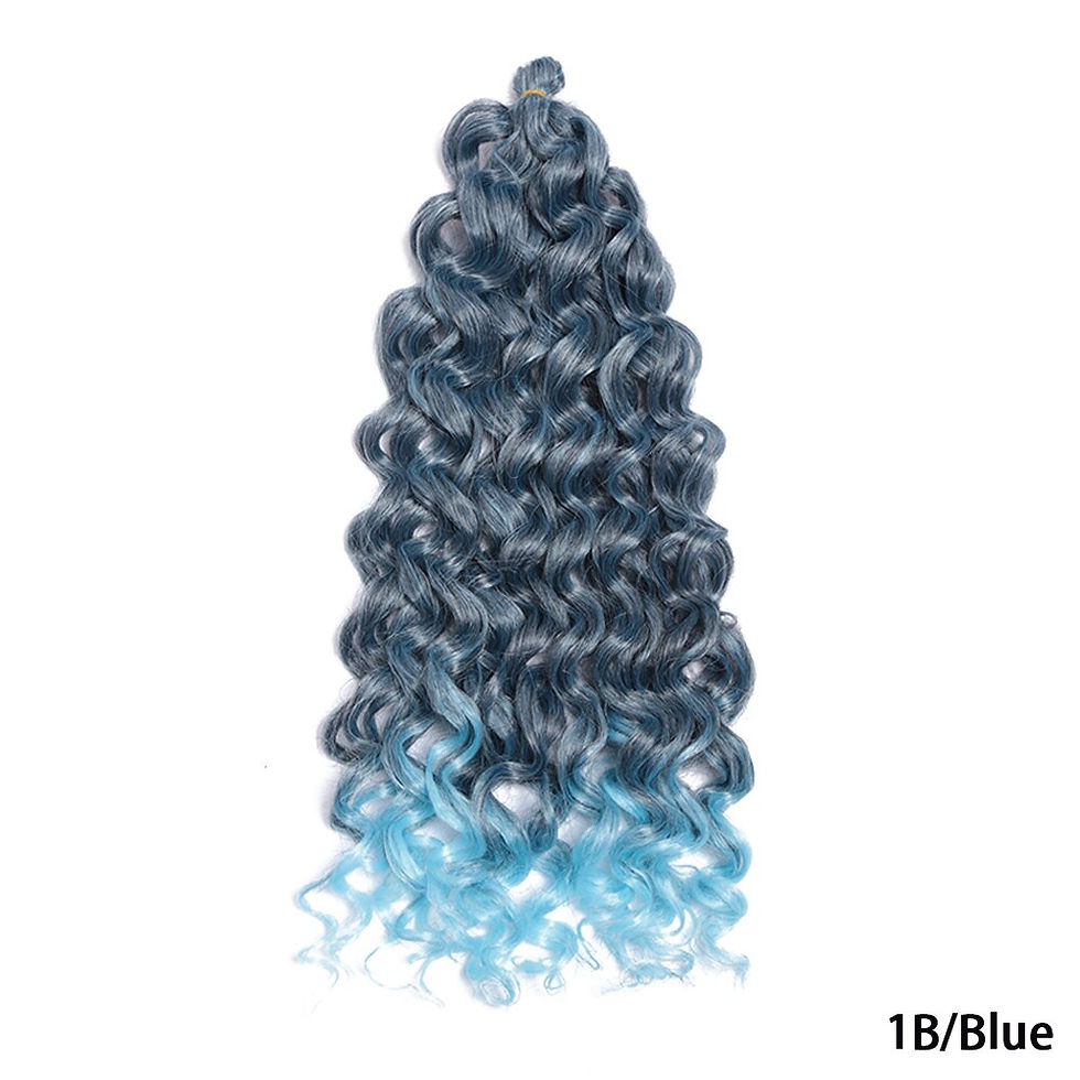 Thumbnail: Synthetic Hair Ocean Wave Crochet Hair Afro Curls Hawaii Braiding Hair for Wome