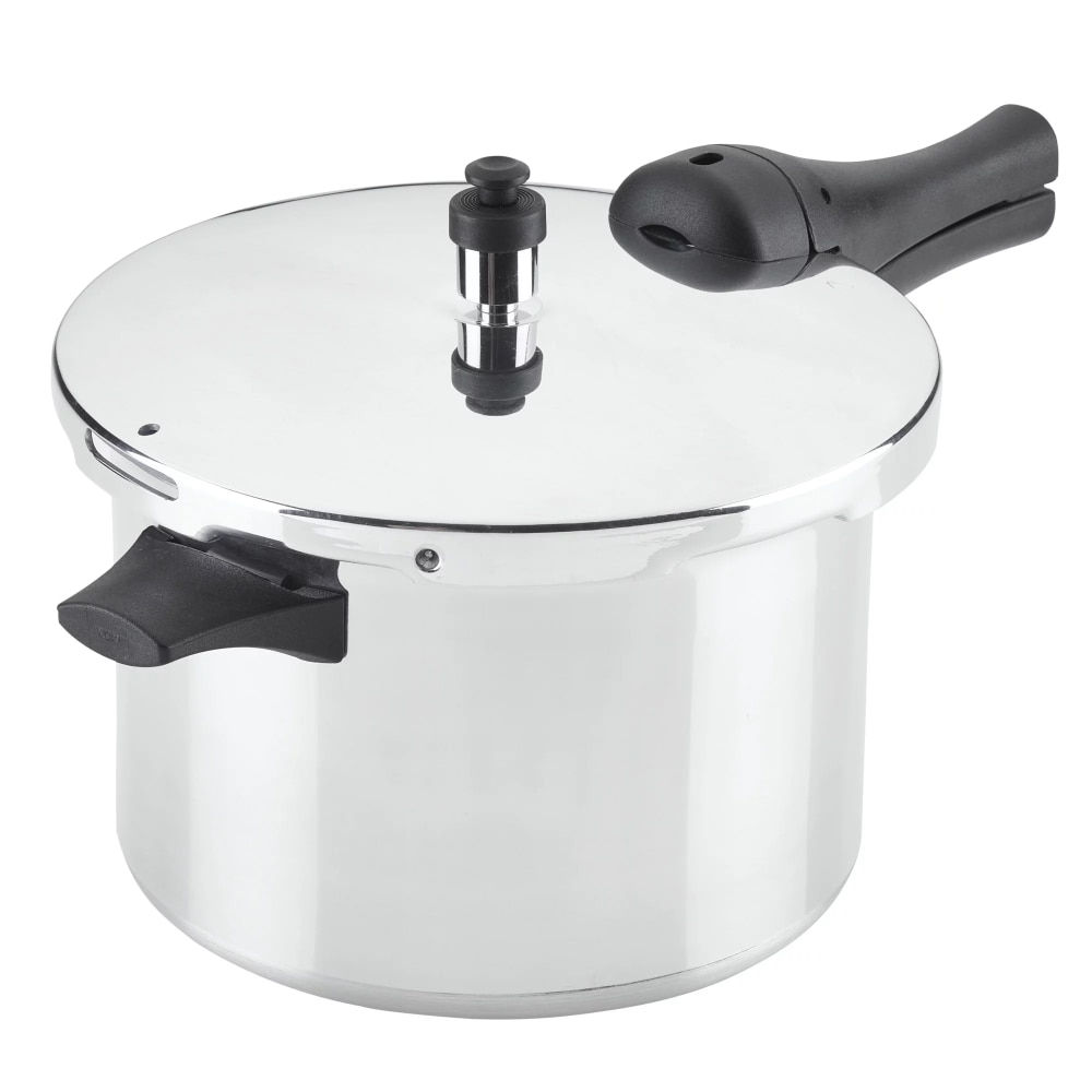 6-Quart Aluminum Stovetop Pressure Cooker, 15 PSI Electric Pressure Cooker