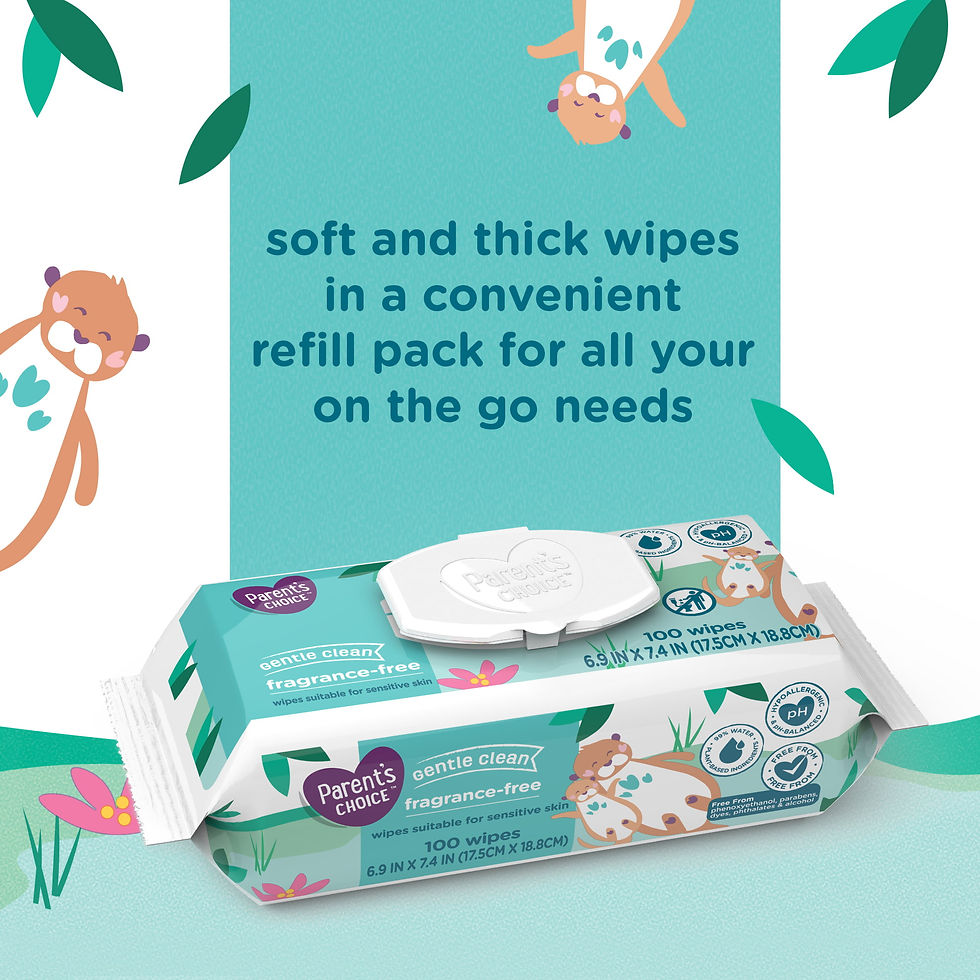 Miniaturbild: Parent's Choice Fragrance Free Baby Wipes (Choose Your Count)