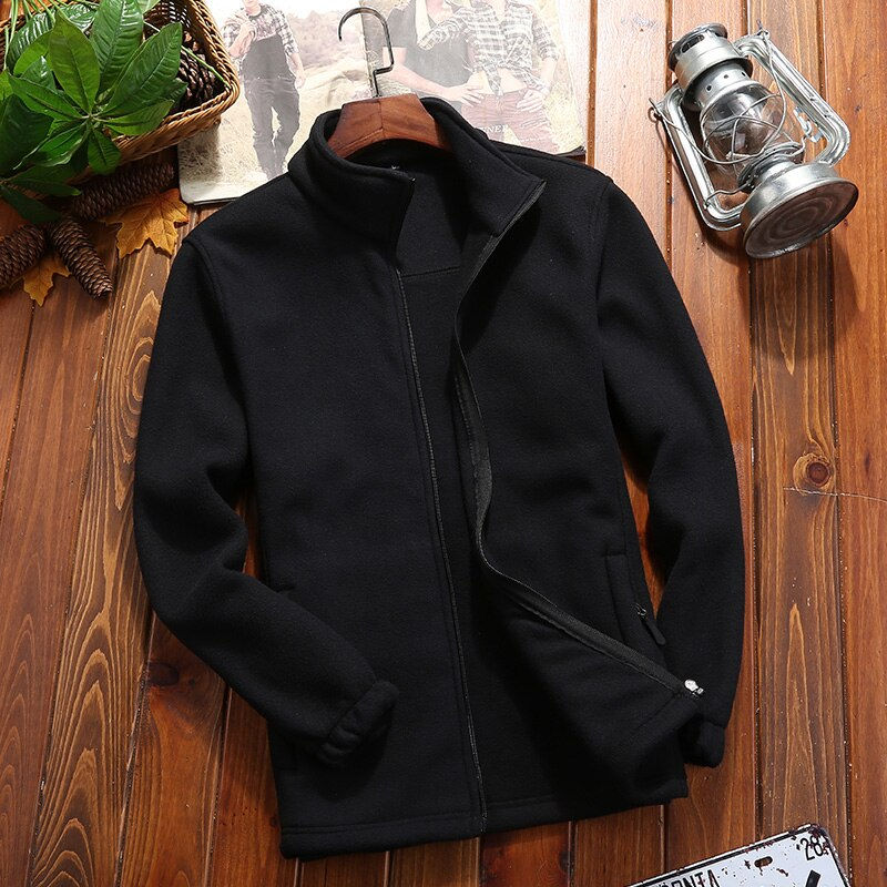थंबनेल: Men Winter Jacket Men Outdoor Sports Softshell and Coats Army With Zipper