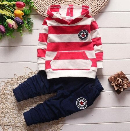 Thumbnail: Babicolor Baby Cothes Set Spring Autumn Fashion Cotton  Tops+ Pants 3pcs Kids B
