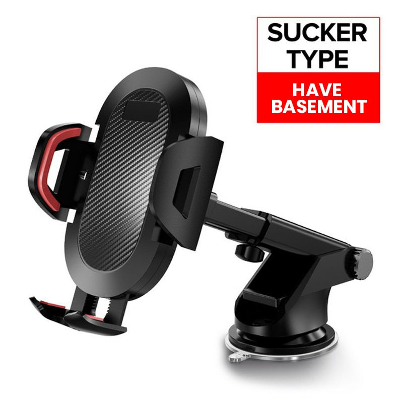 Thumbnail: INIU Sucker Car Phone Holder Mount Stand GPS Telefon Mobile Cell Support For iP