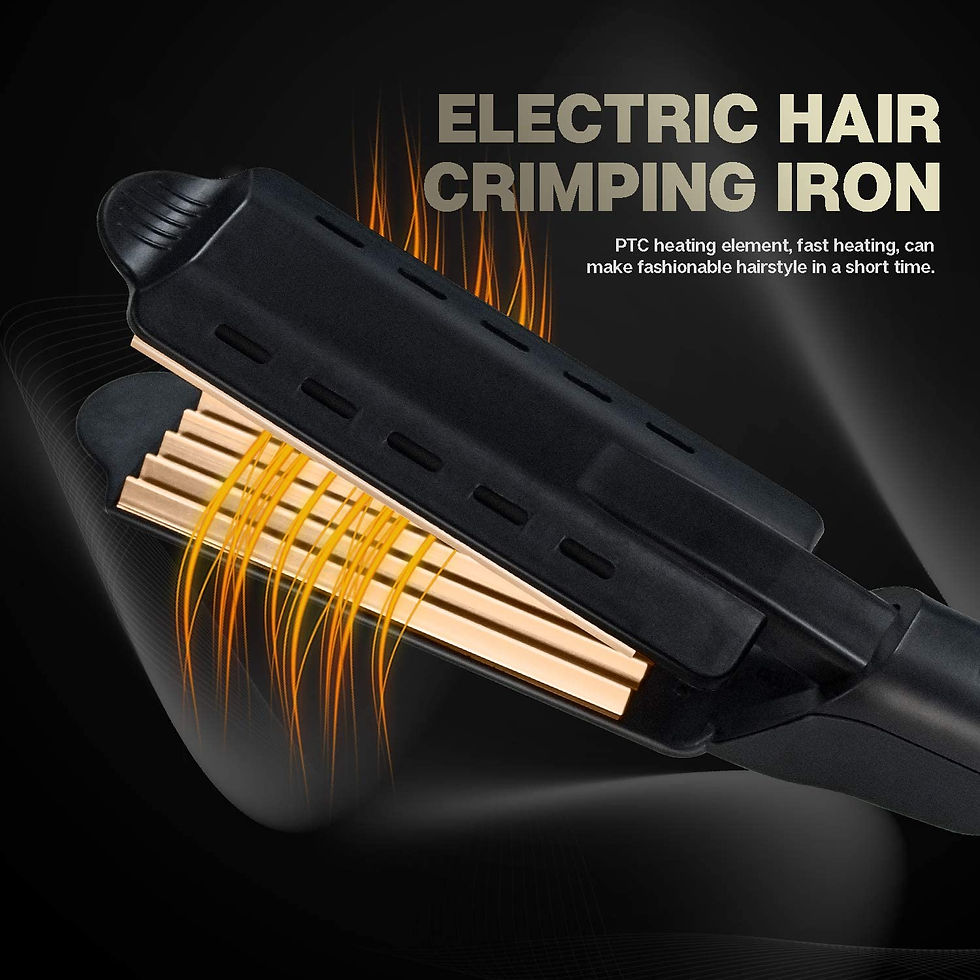 Miniaturbild: Professional Hair Crimper Wave Corn Irons  Curling Iron Wand Ceramic Corrugated